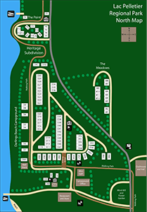 Campsite Maps | Lac Pelletier Regional Park